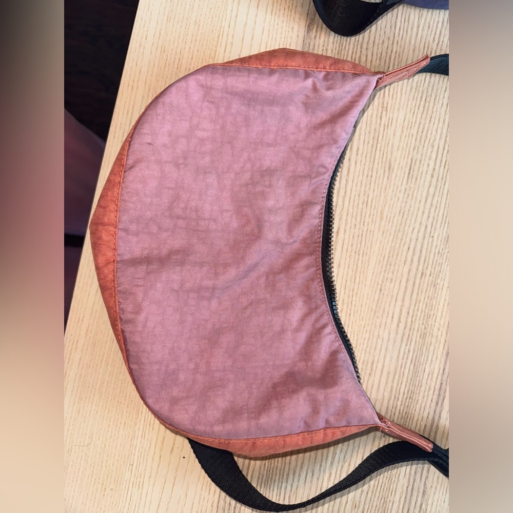 EUC Baggu Rose Jam Mix Small Nylon Crescent- Deadstock